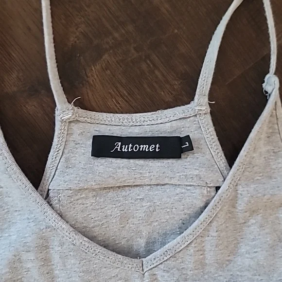 Women's Light Gray Jumpsuit - Picture 2 of 5